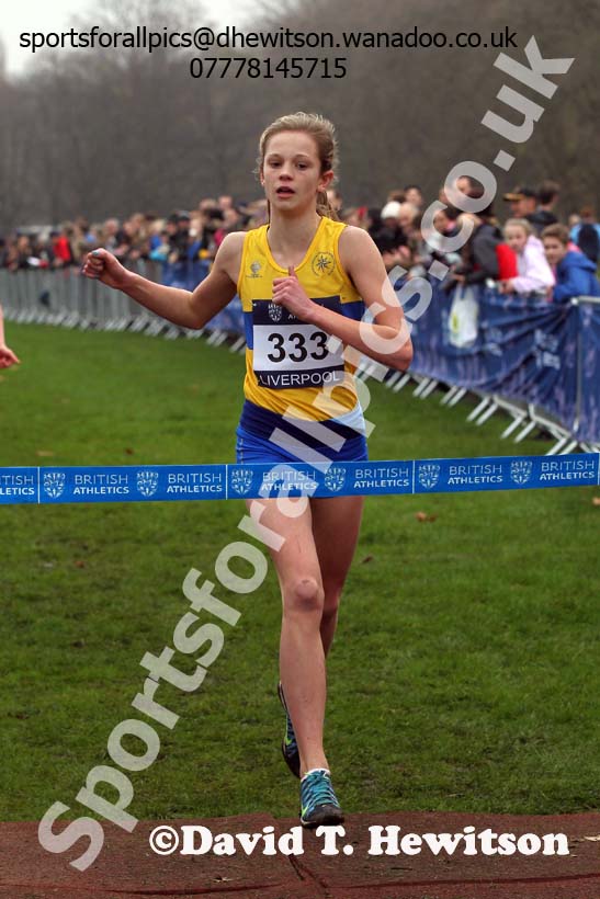 Girls under-15s European Cross Country Trials, Sefton Park, Liverpool. Photo: David T. Hewitson/Sports for All Pics